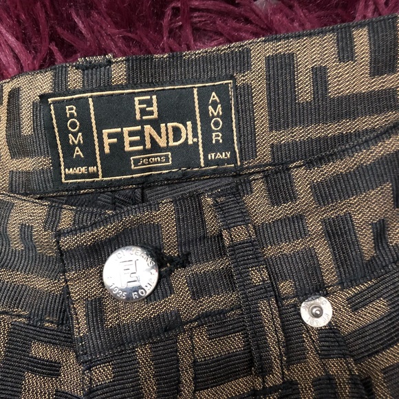 Fendi zucca monogram pants - Picture 2 of 4